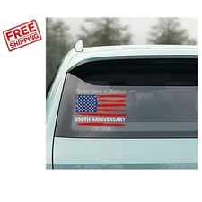 1776-2026 America 250th Anniversary Patriotic Decal for Car, Water Bottle More