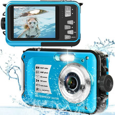 SEREE UP003 Full HD Waterproof Underwater Cameras 30 MP, Blue