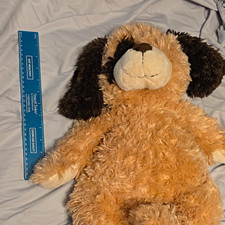 Lovable Huggable Tan  Brown Dog Plush Stuffed Animal, Medium 14-24 in, Washable