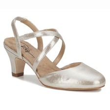 Ros Hommerson Silver Women's Strappy Closed Toe Dress Shoe Sandal Caliente 7.5 M