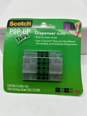 Scotch 3M Pop Up Klebebandspender Nachfüllpackungen 3er Pack Neu/Alter Lagerbestand Versiegelt