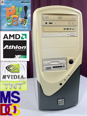 RESTORED Windows 98 Plus! & DOS Vintage Retro Classic Gaming PC | eBay