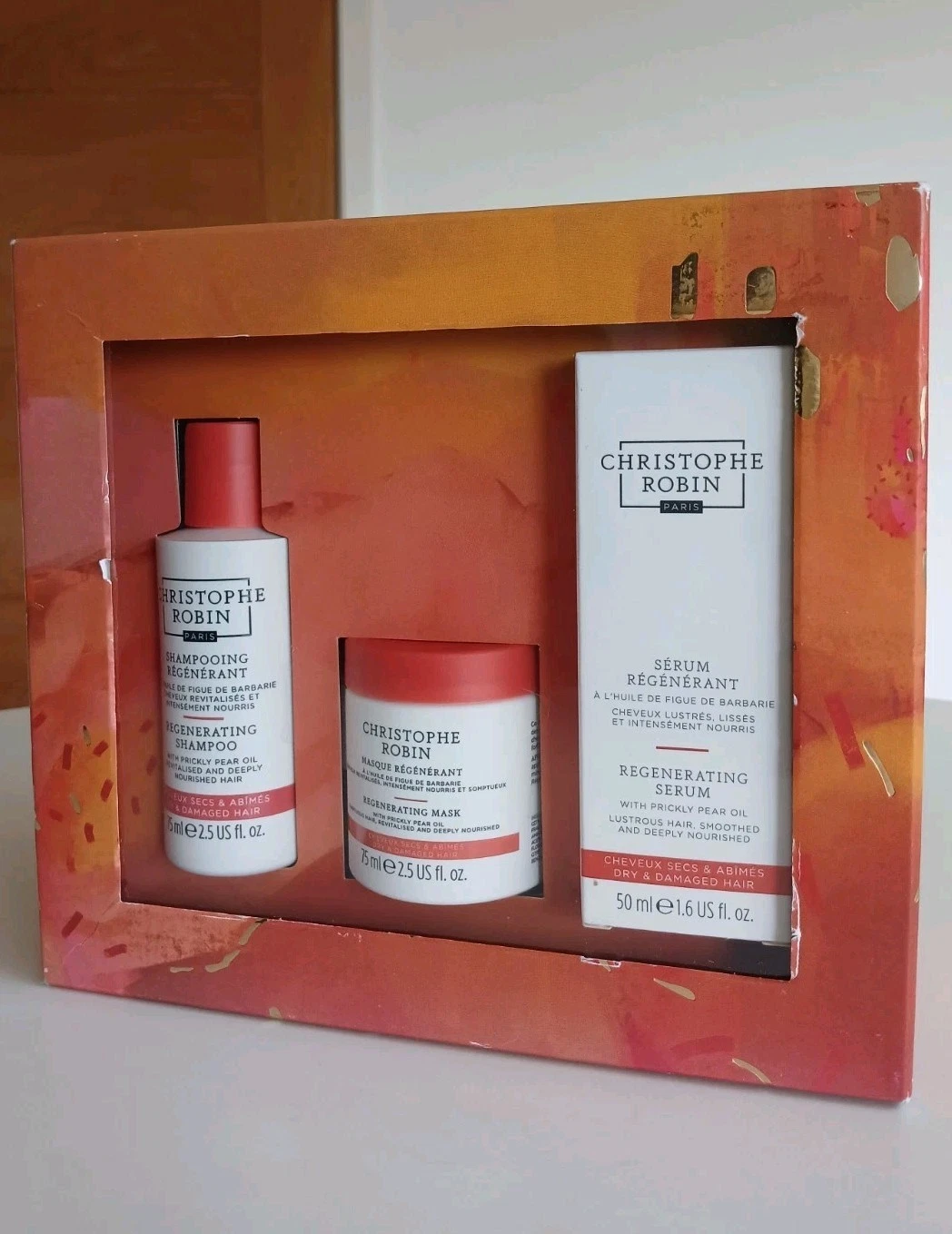 CHRISTOPHE ROBIN EXCEPTIONAL REGENERATING RITUAL SUMPTUOUS HAIR - NEW - RRP: £56