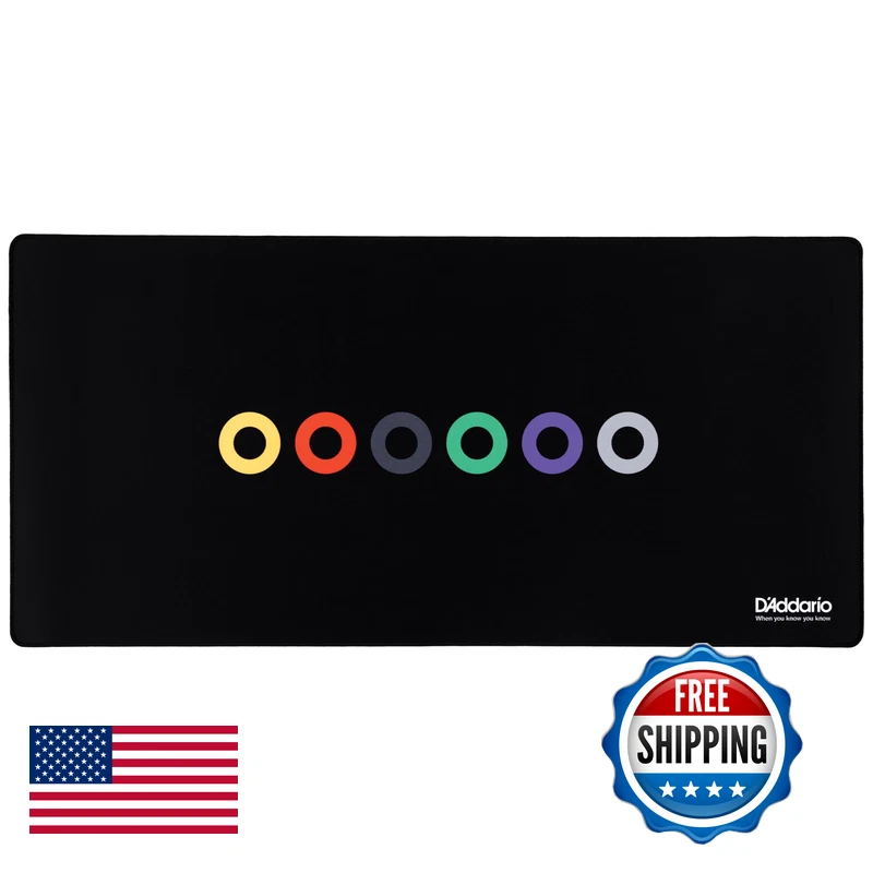 D'Addario Daddario Premium String Change Mat - Featuring Colored Ball Ends