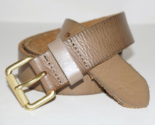 Women's GAP Desert Taupe Leather Classic Belt LARGE