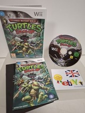 TEENAGE MUTANT NINJA TURTLES SMASH-UP NINTENDO WII GAME & MANUAL CLEAN DISC PAL