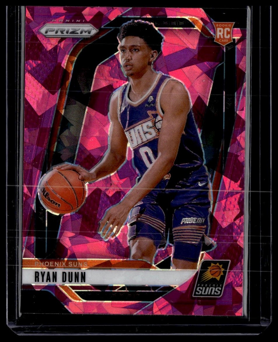 2024-25 Panini Prizm #258 Ryan Dunn Prizms Pink Ice
