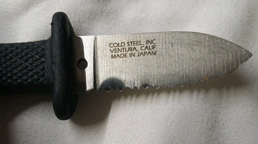 COLD STEEL INC. VENDURA CALIFORNIA READY EDGE SHEATH KNIFE MADE IN JAPAN