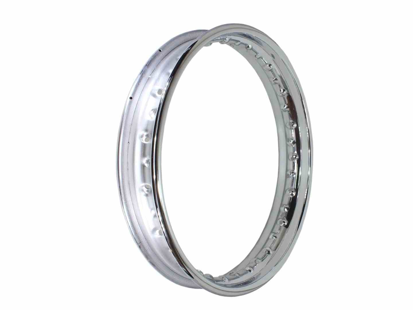 Jantes 16 pouces 2.15x16 au style chrome pour moto MZ ES TS 150 250 Trophy
