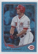 2013 Topps Wrapper Redemption Blue Slate Chris Heisey #195 p4e