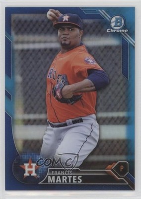 2016 Bowman Draft Chrome Top Prospects Blue Refractor 52/150 Francis Martes d8g