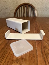 Tupperware Beige Storage Container Lid & Velveeta Cheese Cracker Keeper 1696-2