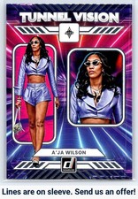 2025 Donruss WNBA #13 A'ja Wilson Tunnel Vision