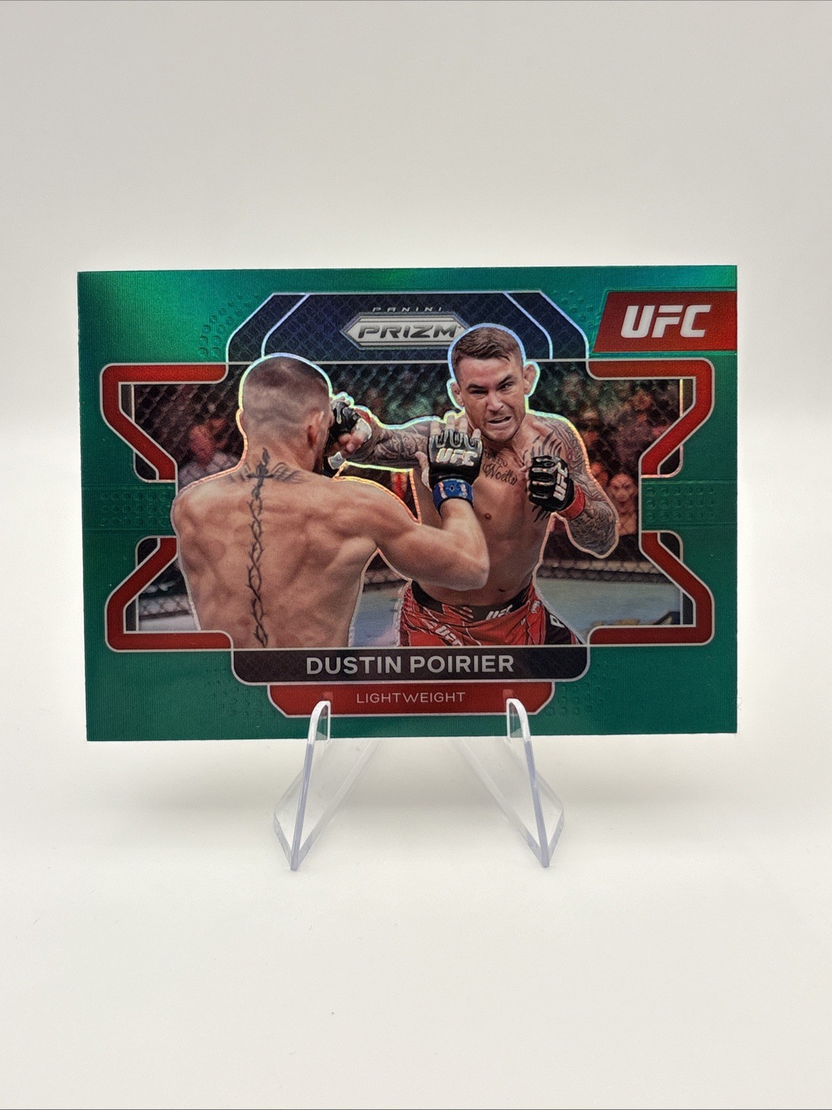 2022 Panini Prizm UFC #21 Dustin Poirier Green