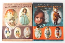 Composition Dolls Books 1900-1950 Volumes I II Ursula R. Mertz Set of 2 Signed