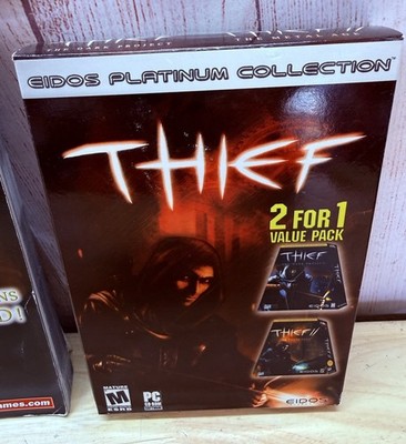 THIEF The Dark Project & 2 II Metal Age PC Eidos Platinum Collection 2:1 Sealed