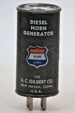 American Flyer Diesel Horn Generator Made in USA – Missing Control Button
