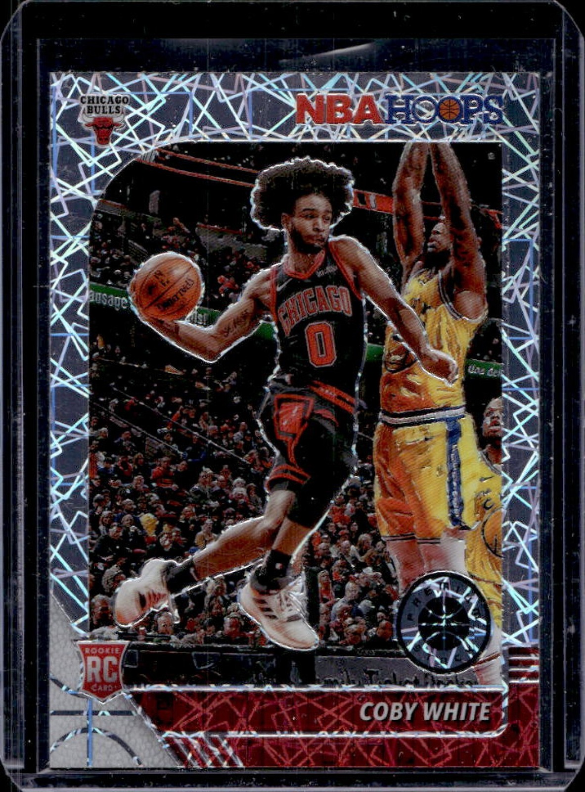 2019-20 Panini Hoops Premium Stock Coby White RC Prizm Silver Laser #204 Bulls