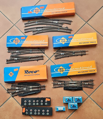 verschiedene ROCO International HO Gauge Track Weichen, Ampeln & Stoppböcke