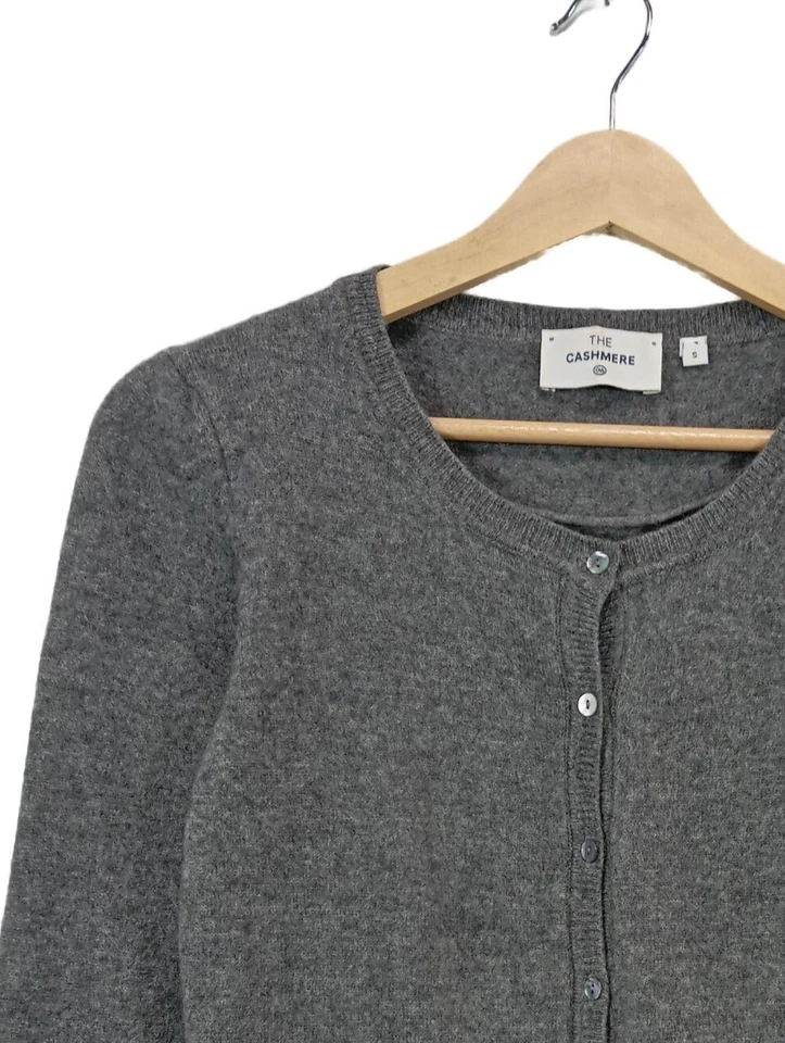 C&A Cárdigan Mujeres Chaqueta Talla EU 36 gris claro look casual - Imagen 3 de 4