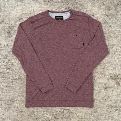 Red Quiksilver Long Sleeve Shirt Size L
