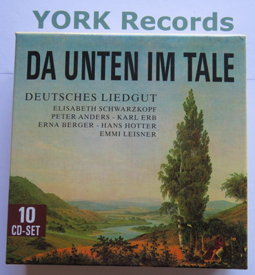 DA UNTEN IM TALE - Deutsches Liedgut - Various - Ex Con 10 CD Set Documents