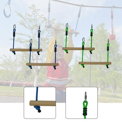 2 Pieces  Monkey Bar Equipments for Backyard Teens Training Poles