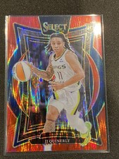 2025 Panini Select WNBA #24 JJ Quinerly Red Flash #/349 & silver