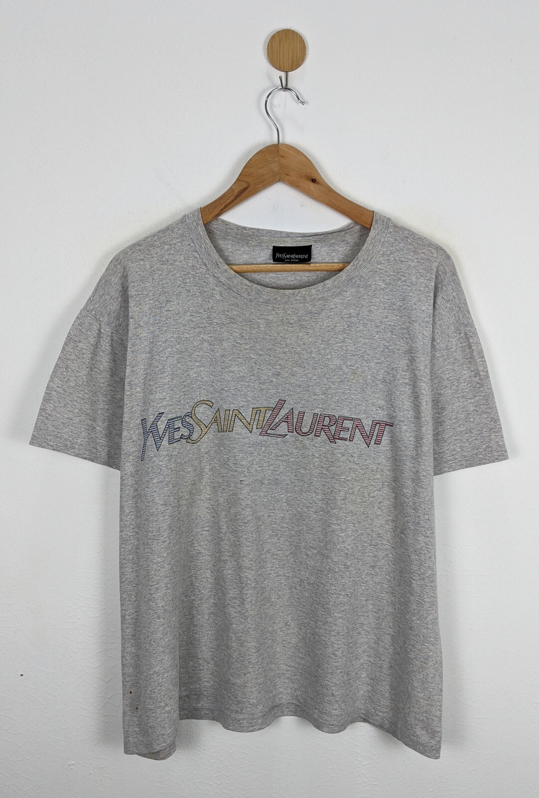 Camicia vintage Yves Saint Laurent YSL pour uomo incantevole