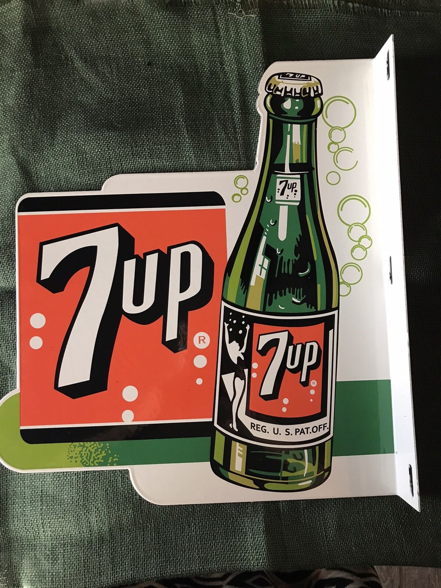 ヴィンテージ　7up 看板 7up セブンアップ ヴィンテージ特大看板 1963年 | BigBear
