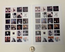 2012 Record Store Day PROMO STICKER LOT Iggy Pop,Lou Reed,Clash,Janis Joplin,311