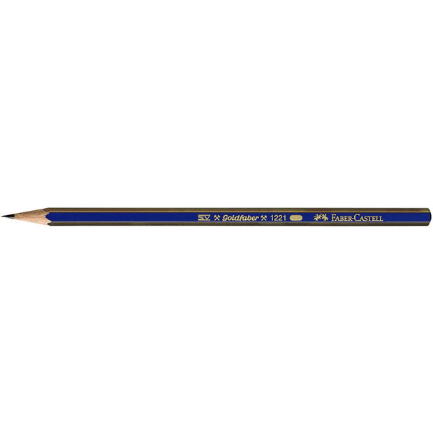 Карандаш графит goldfaber 1221 4b fc112504_4b faber-castel (4005401125044)