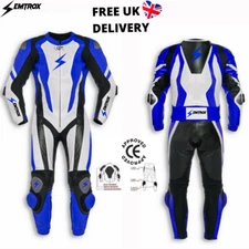 Kids & Adult Mini Moto Motorbike Motorcycle Race Cowhide Leather Suit CE Armored
