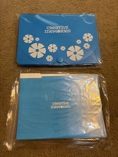 NEW Creative Memories Paper File Mate 10x12 blank files Storage Organizer Blu