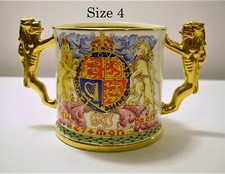 Rare Paragon Size 4 King George VI 1937 Coronation Limited Edition Loving Cup