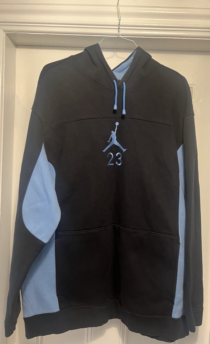 jordan black and blue hoodie
