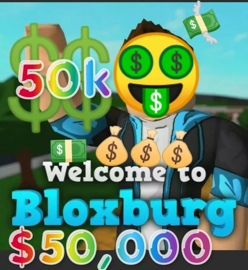 Bloxburg cash 50k for $1 , Video Gaming, Gaming Accessories, In