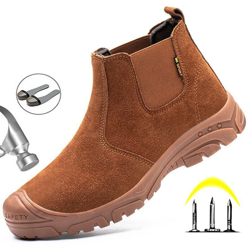 tqgold® Zapatillas de Seguridad para Hombre Mujer Zapatos Trabajo con Punta de Acero Negro Talla 44 
