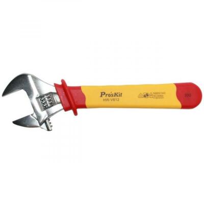 Pro'sKit HW-V612 VDE 1000V Insulated 12'' Adjustable Wrench