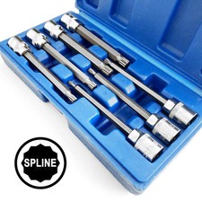 Spline Socket Set 3/8" drive extra long male Spline Bits M4 M5 M6 M7 M8 M9 M10