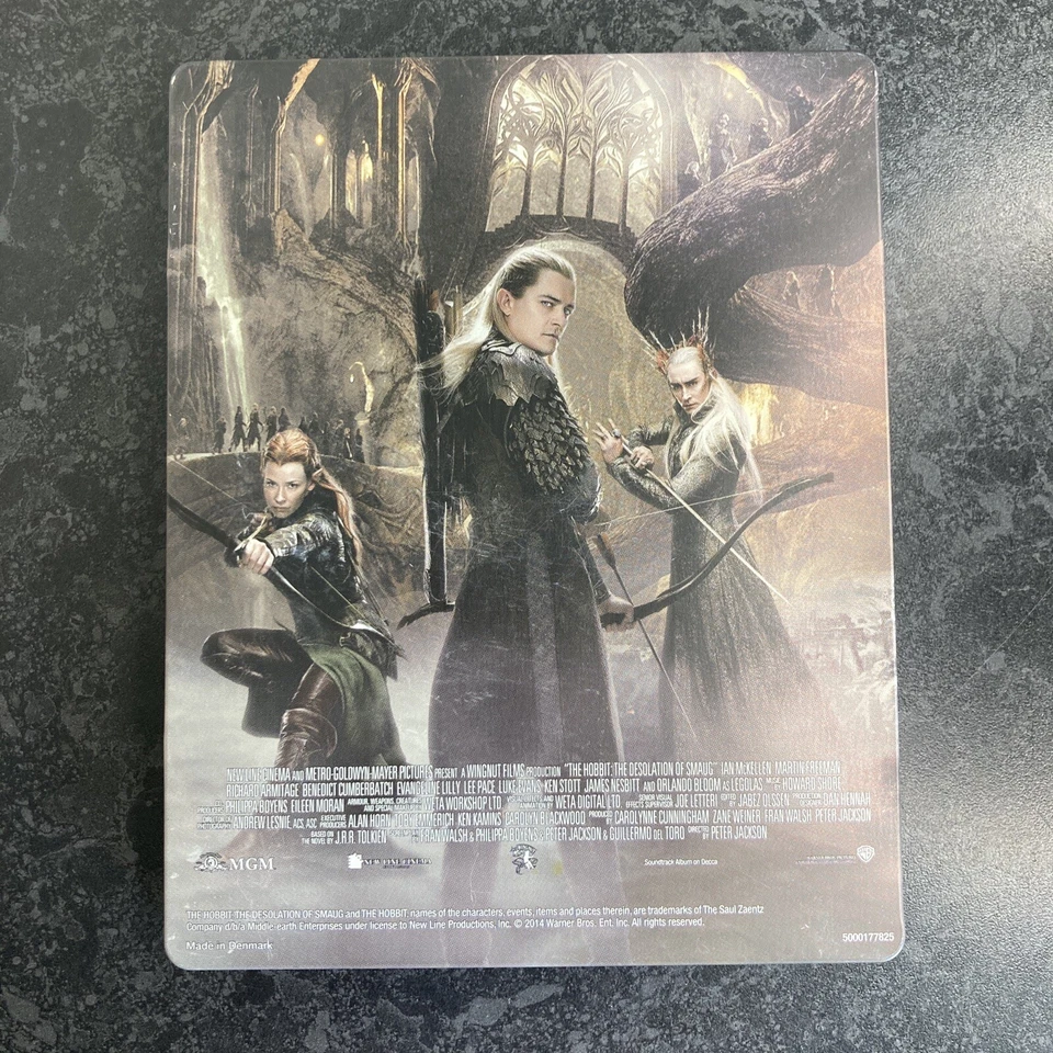 The Hobbit The Desolation Of Smaug 3D Blu-ray Steelbook 4 Disc Edition💥 - Image 2 of 2