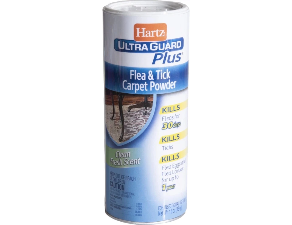 Hartz UltraGuard 跳蚤蜱地毯粉 16 盎司 2 件套 — 第 2/4 张图片