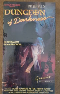 DR JEKYLL'S DUNGEON OF DARKNESS VHS (1988 Genesis Home Video