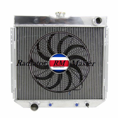 Aluminum Radiator For Ford Mustang /Falcon/Fairlane/Mercury Cougar/Comet +14''Fan