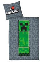 Minecraft Flanell/Biber BettwäSche FüR Kinder 80X80 + 135X200 Cm 100% Baumwolle
