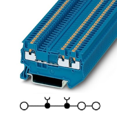 33x Phoenix Contact PT 1 5/s-twin Durchgangsklemme 3208155 online  