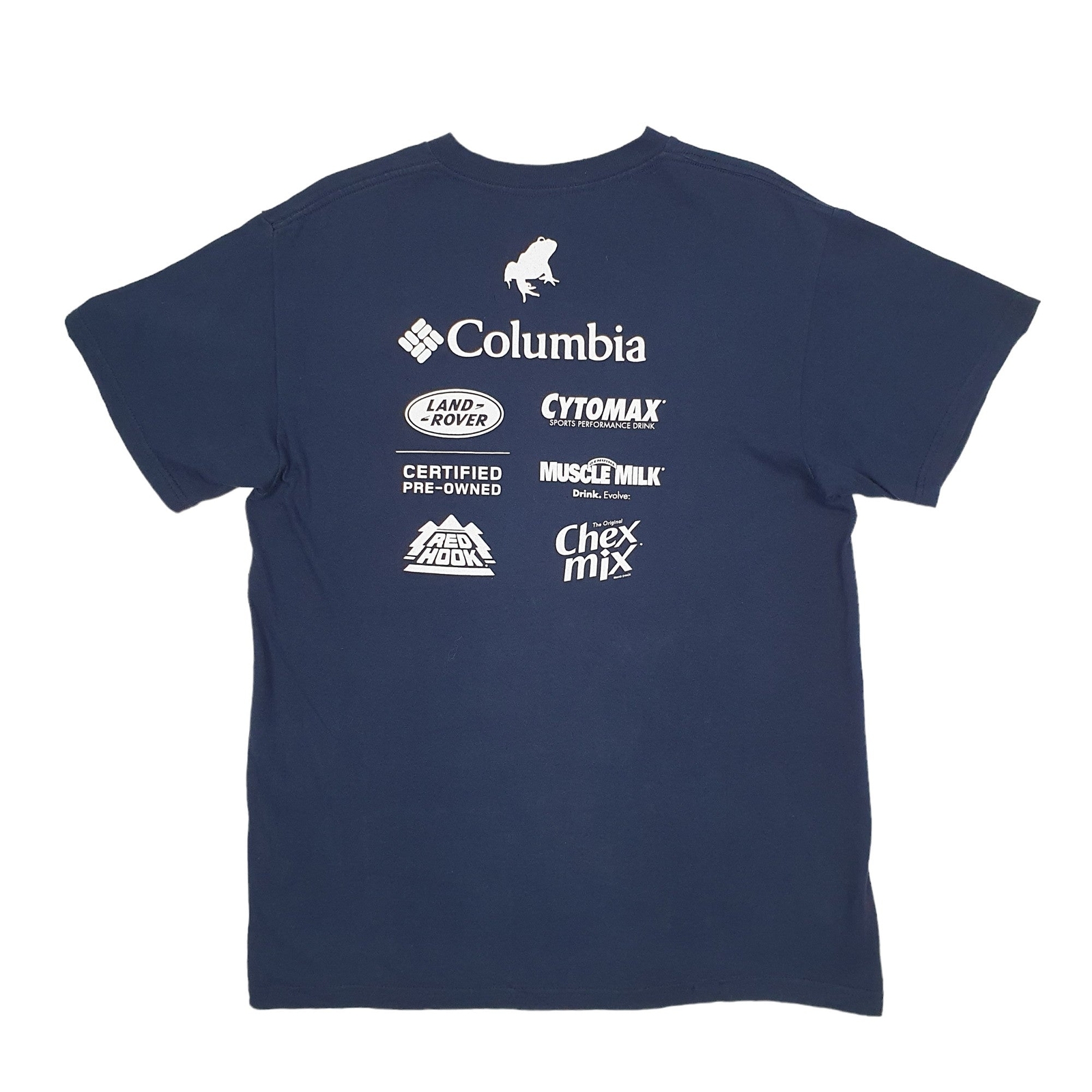 COLUMBIA SPORTSWEAR Blue T Shirt Tee Short Sleeve Cotton Mens M image 2