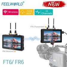 FEELWORLD FT6 FR6 5.5 inch Wireless Monitor Kit HDMI Video Transmitter Receiver