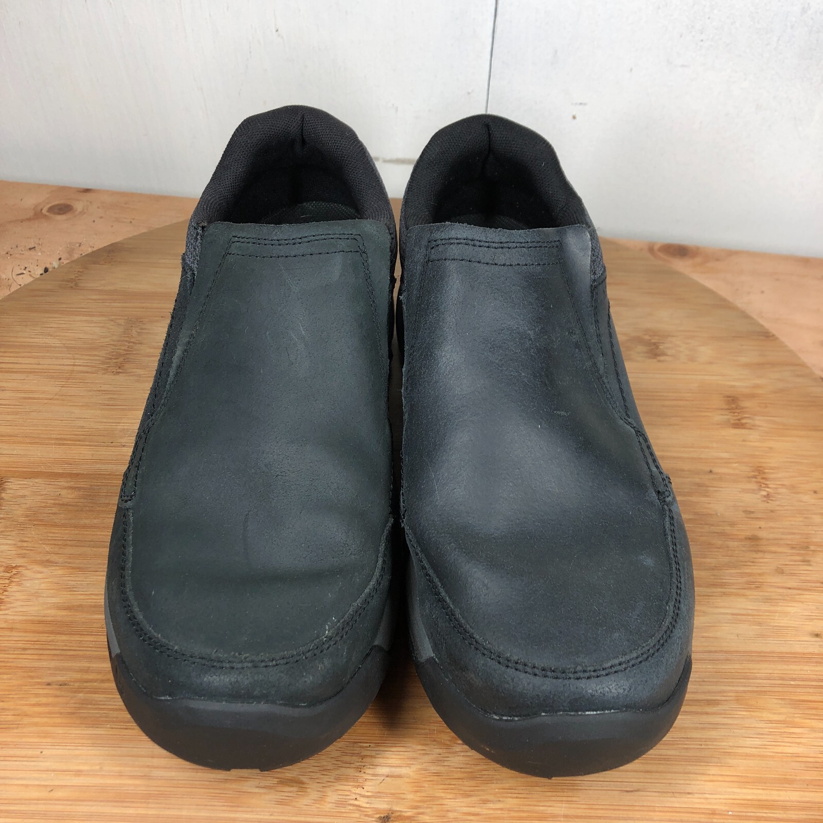 Scarpe Merrell da uomo 7 Anvik Pace Mocs mocassini pelle nera escursionismo