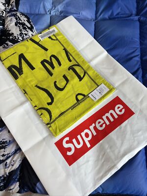 Supreme Ark Bandana Fluorescent Yellow. Brand New